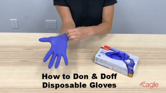 How to correctly Don & Doff disposable Gloves Video