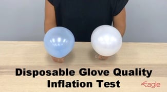Disposable gloves material quality Inflation Test how to Video
